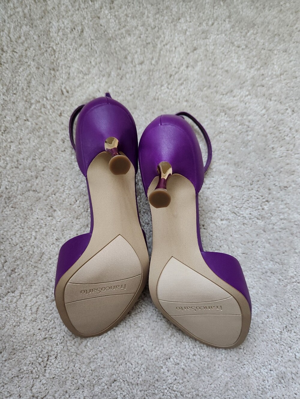 Franco Sarto Violet ROSIE Ankle-Strap Heels - Picture 3 of 4